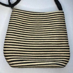 Small Liz Claiborne Straw Crossbody purse